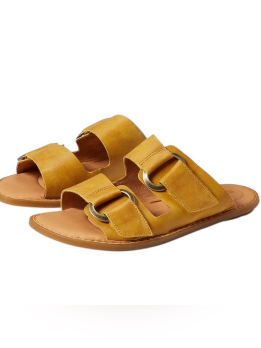 Women’s Born Marston yellow leather sandals size 8 - Picture 3 of 10